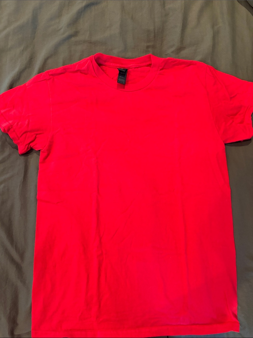 Gildan Bright Red Short Sleeve Crew Tee